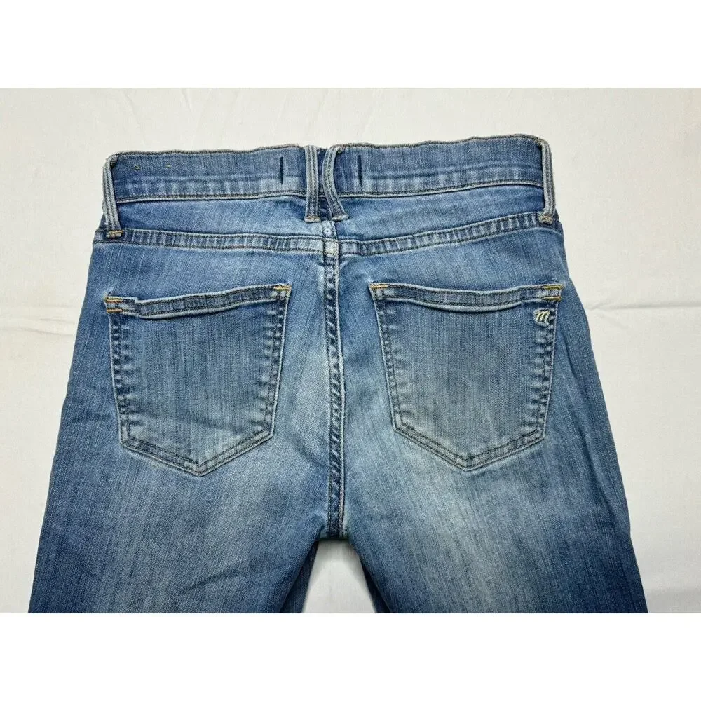Madewell Women's Skinny Skinny Ankle Zip Blue‎ Jeans - Size 24x24